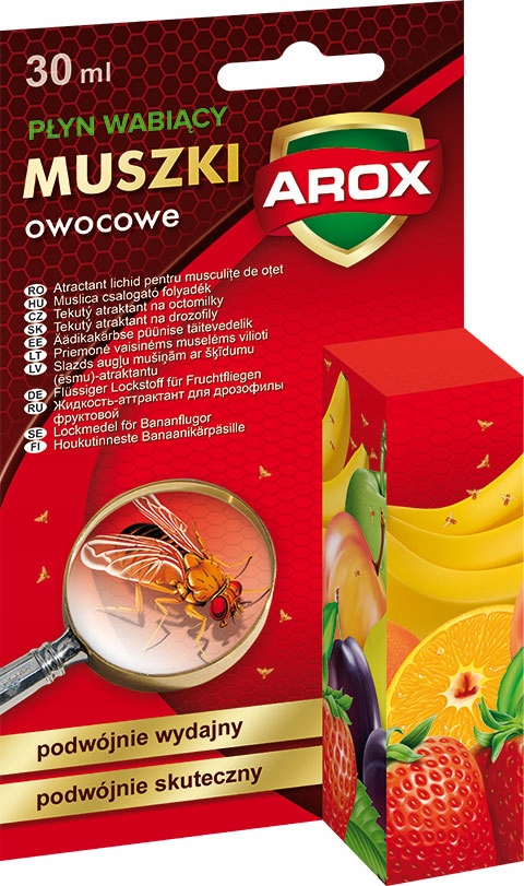 

Płyn na muszki owocówki zapas pułapki 30ml Arox