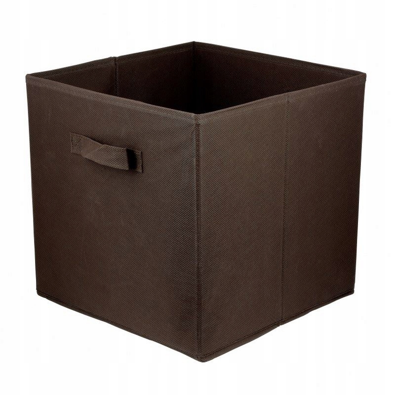 

Pudełko tekstylne 31x31x31 ciemnobrązowe