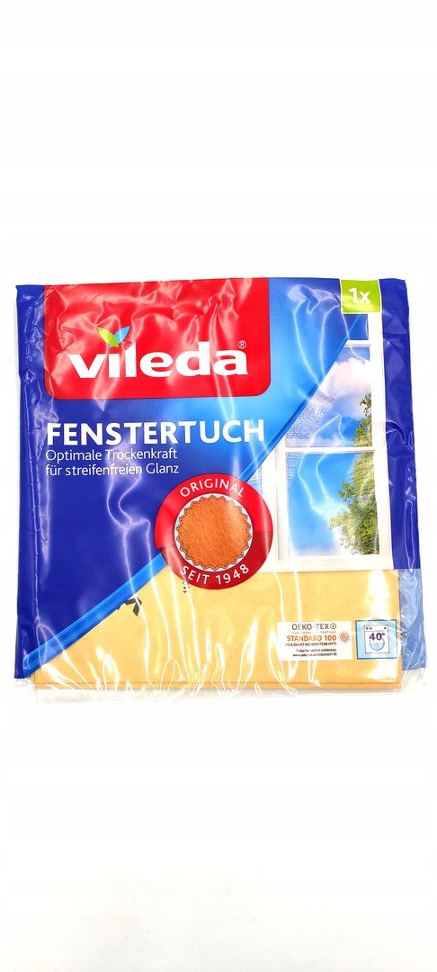 

Vileda Ścierka okienna +30% mikrofibra art. 14132