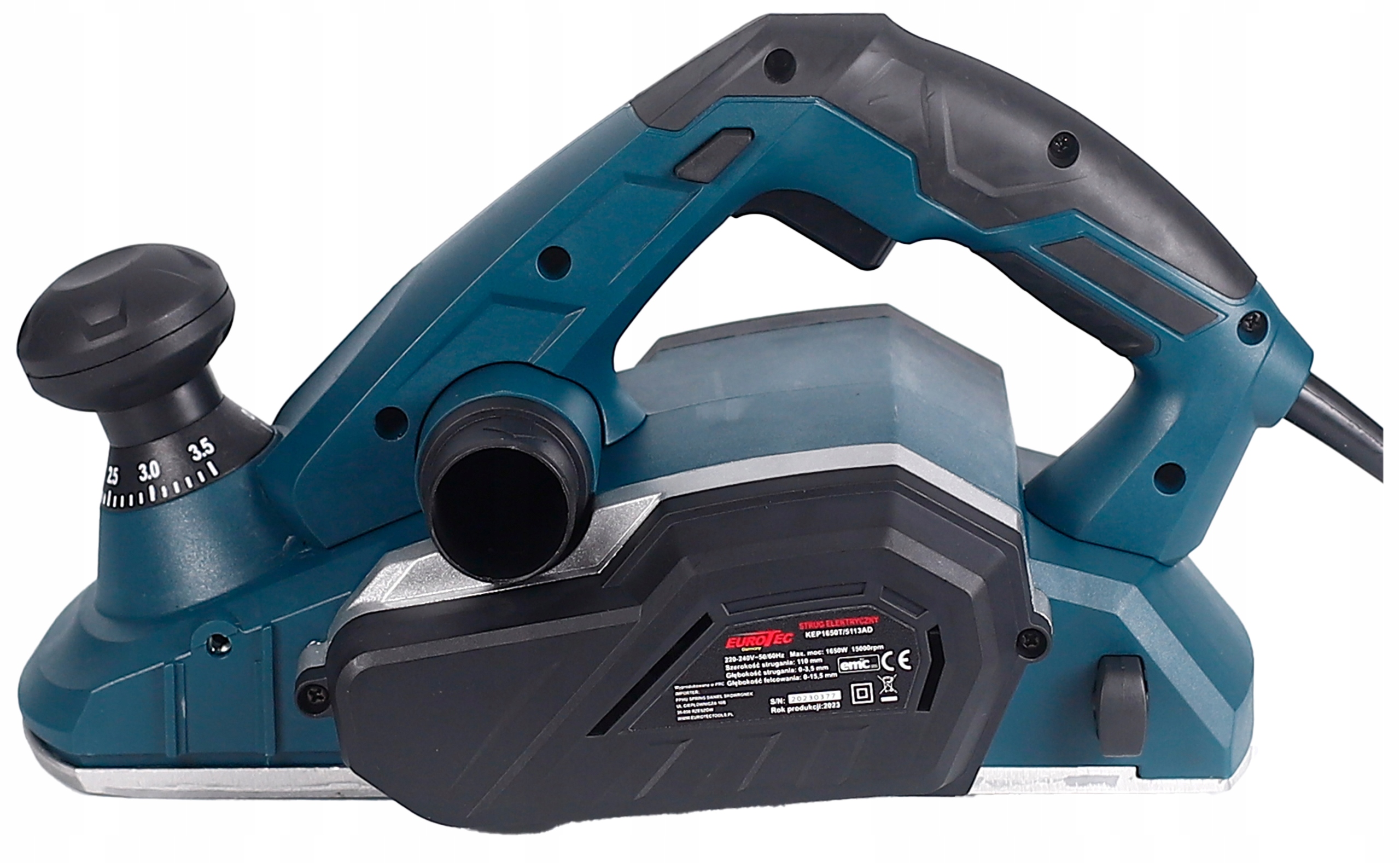 STRUG ELEKTRYCZNY HEBEL DO DREWNA HEBLARKA STRUGARKA STOLARSKI STOŁOWY Maksymalna prędkość obrotowa 15000 RPM