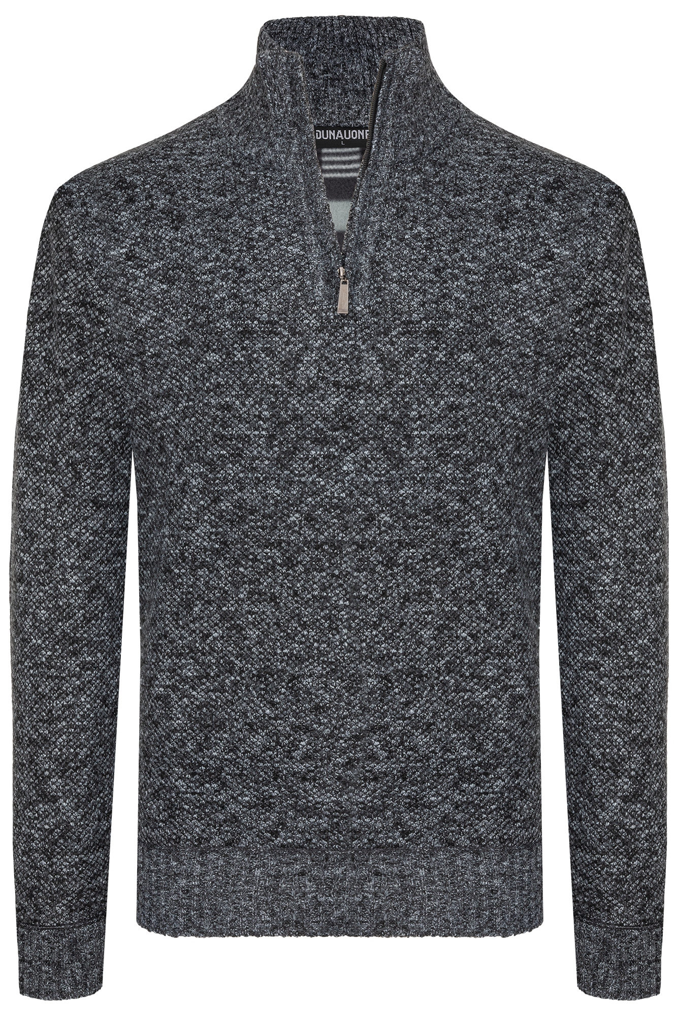 

Sweter Męski Ciepły Na Zamek Z Polarem Szary: 3XL