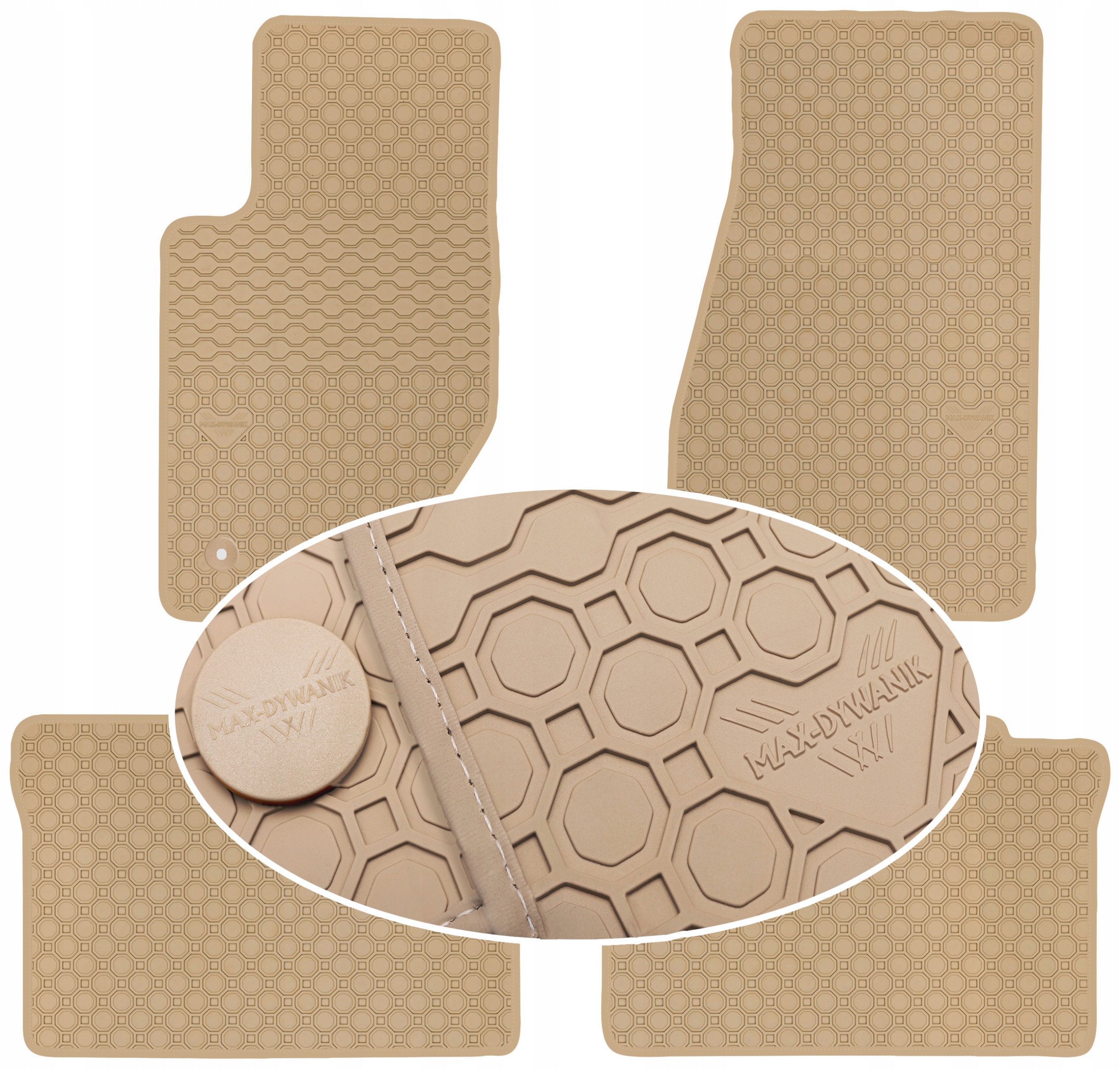 Jeep Grand Cherokee III 05-10 Koberce Béžové