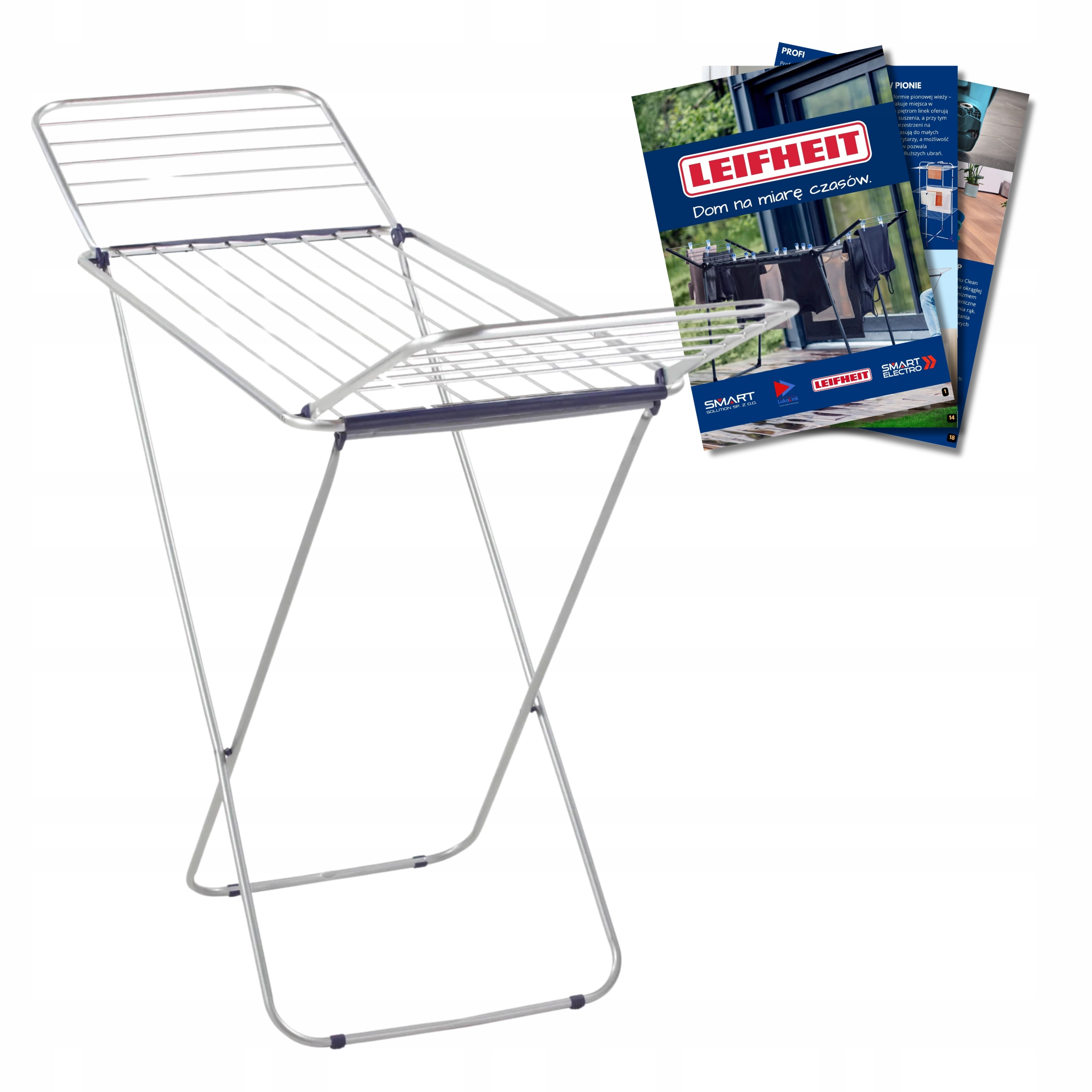 Suszarka pozioma Leifheit 81151 Classic Siena 180 Easy aluminium Ebook