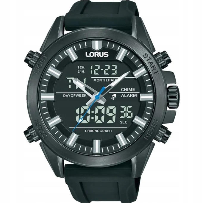 Pánské Hodinky Lorus RW671AX9 s černým řemínkem