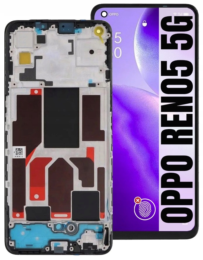 Displej Pro Oppo Reno 5 5G Incell LCD Obrazovka Rámeček