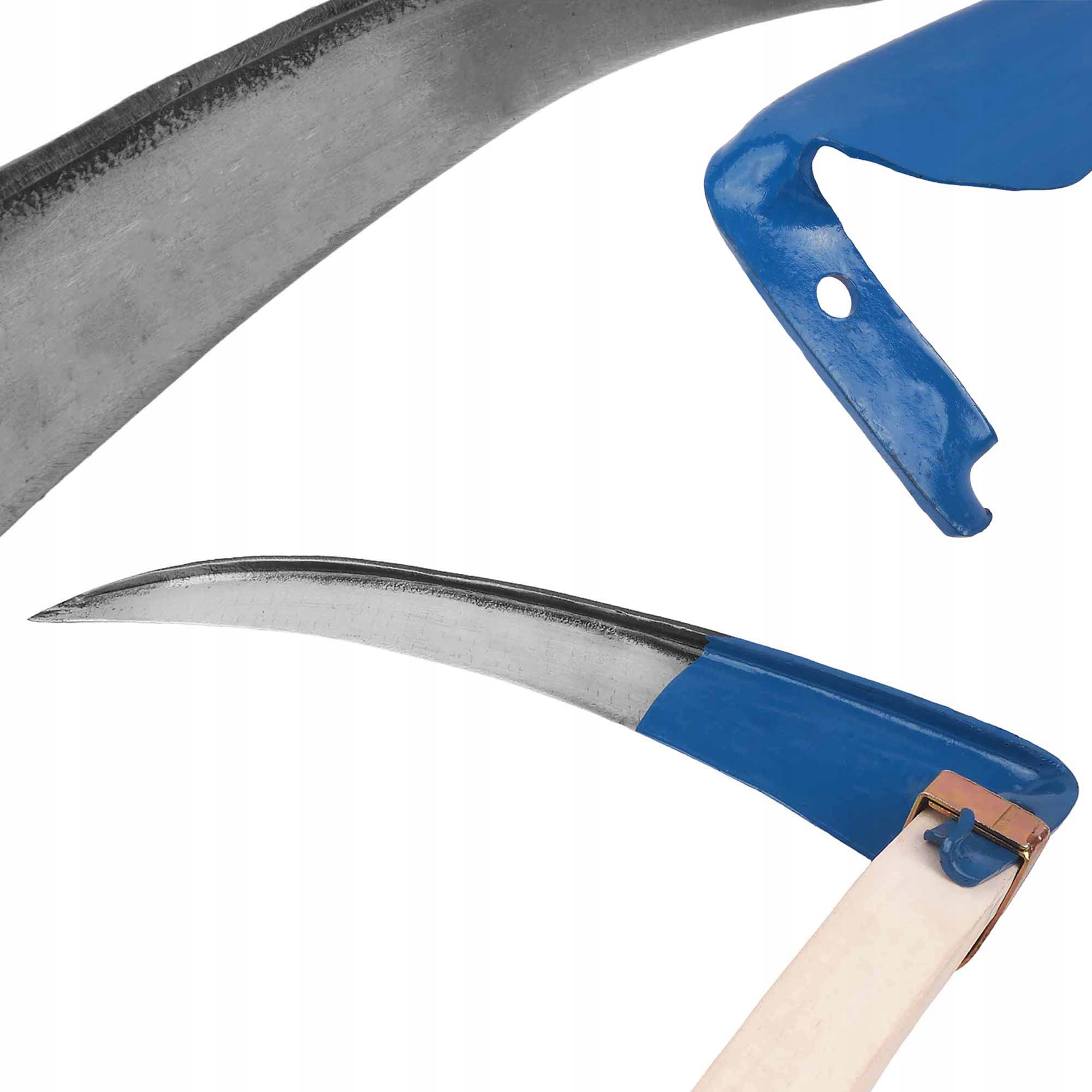 KOSA RĘCZNA HARTOWANA KUTA SOLIDNA MOCNA 90CM