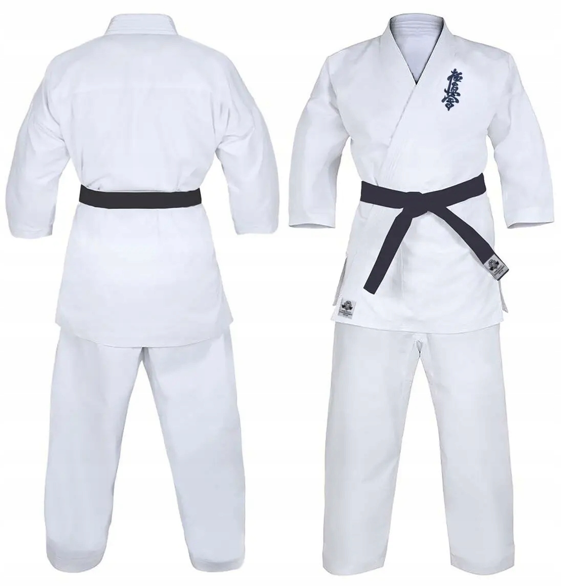 KIMONO KARATE KYOKUSHIN + BIAŁY PAS | MOCNY MATERIAŁ 10oz | BUSHIDO 130 cm Linia regular