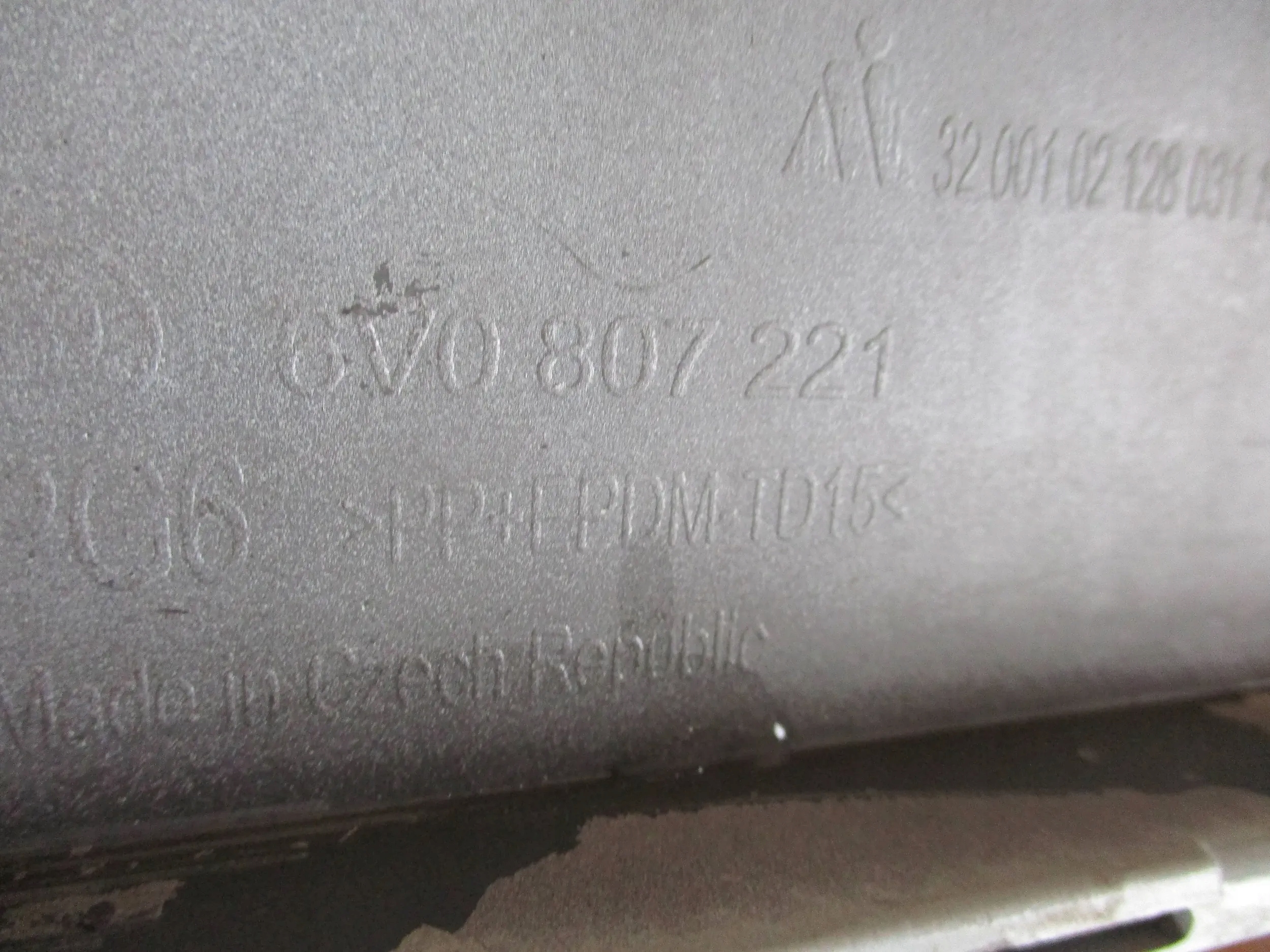 bumper front front SKODA FABIA III 14