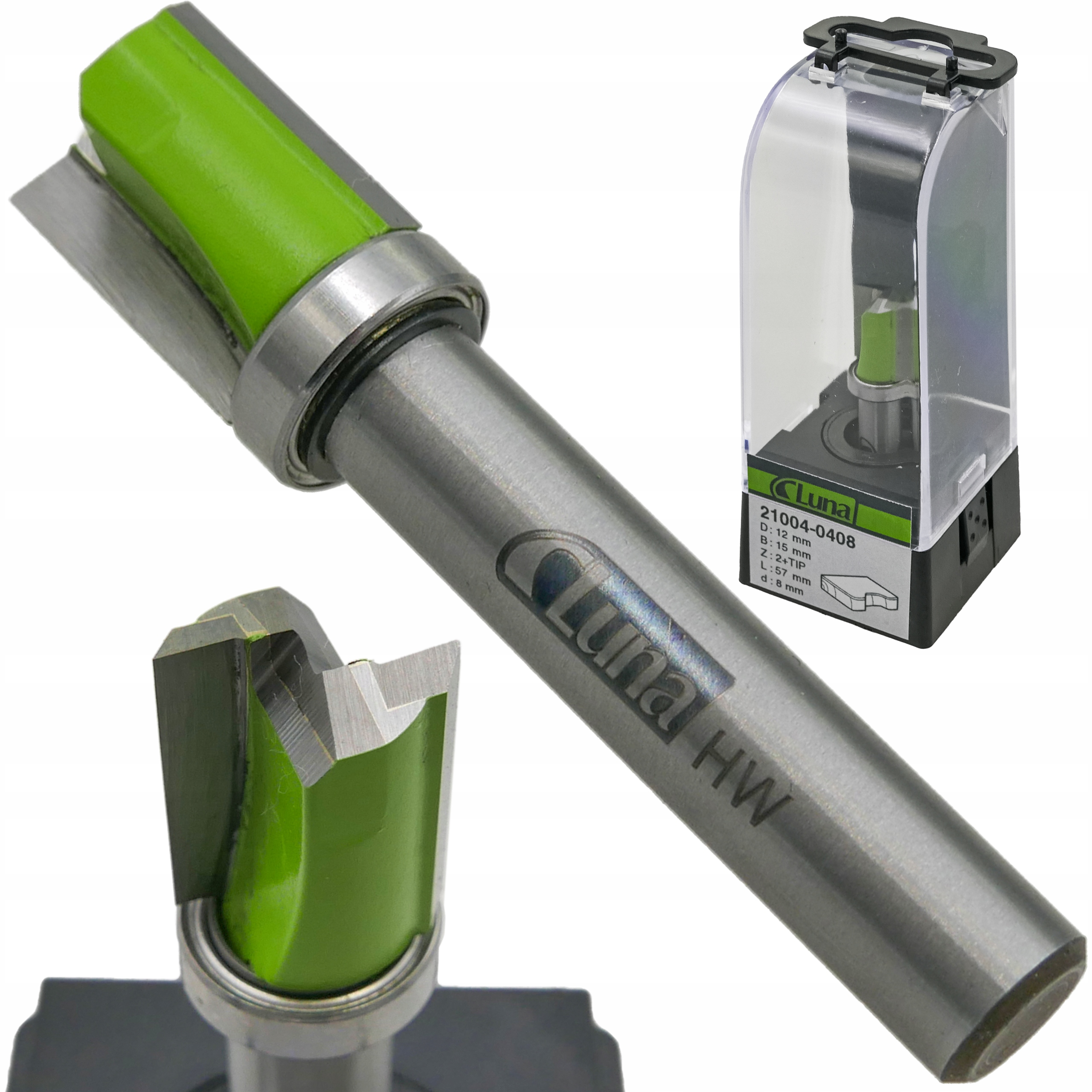 Frez Krawędziowy 12/15/57/8mm łożysko górne 12x8mm 21004-0408