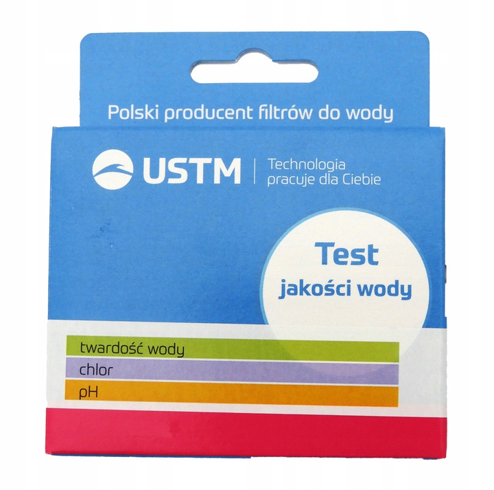 

Tester jakości twardość pH chlor wody Ustm test