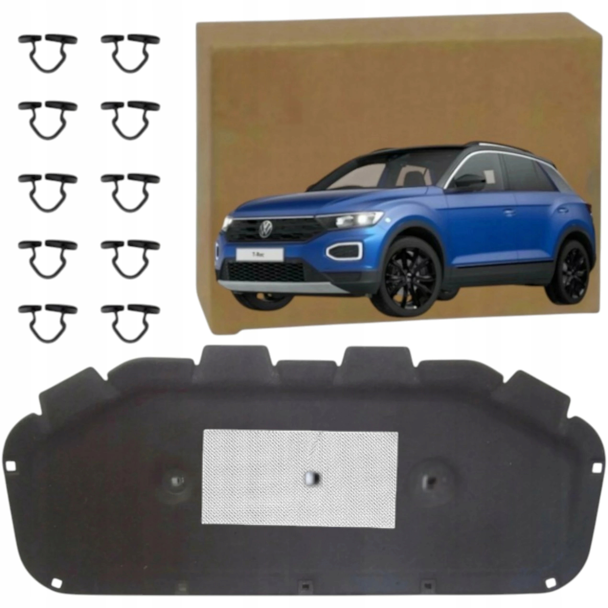 Volkswagen T-roc 17 Ztlumení Tlumení Masky Podložka Podbití 2GA863831