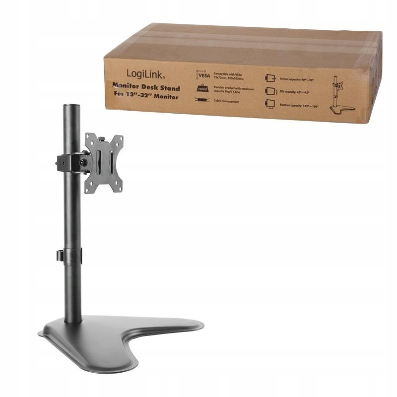 Uchwyt biurkowy Lcd/led LogiLink Vesa 100x100, 13-32“