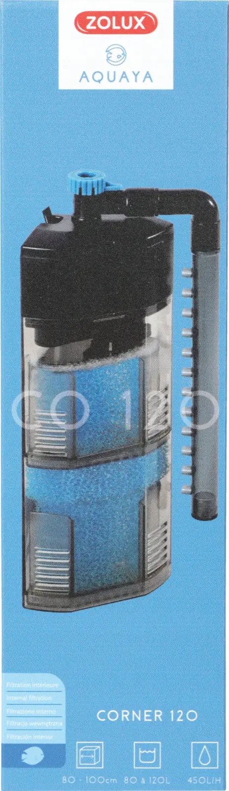 Levně Rohový filtr Zolux Aquaya 120