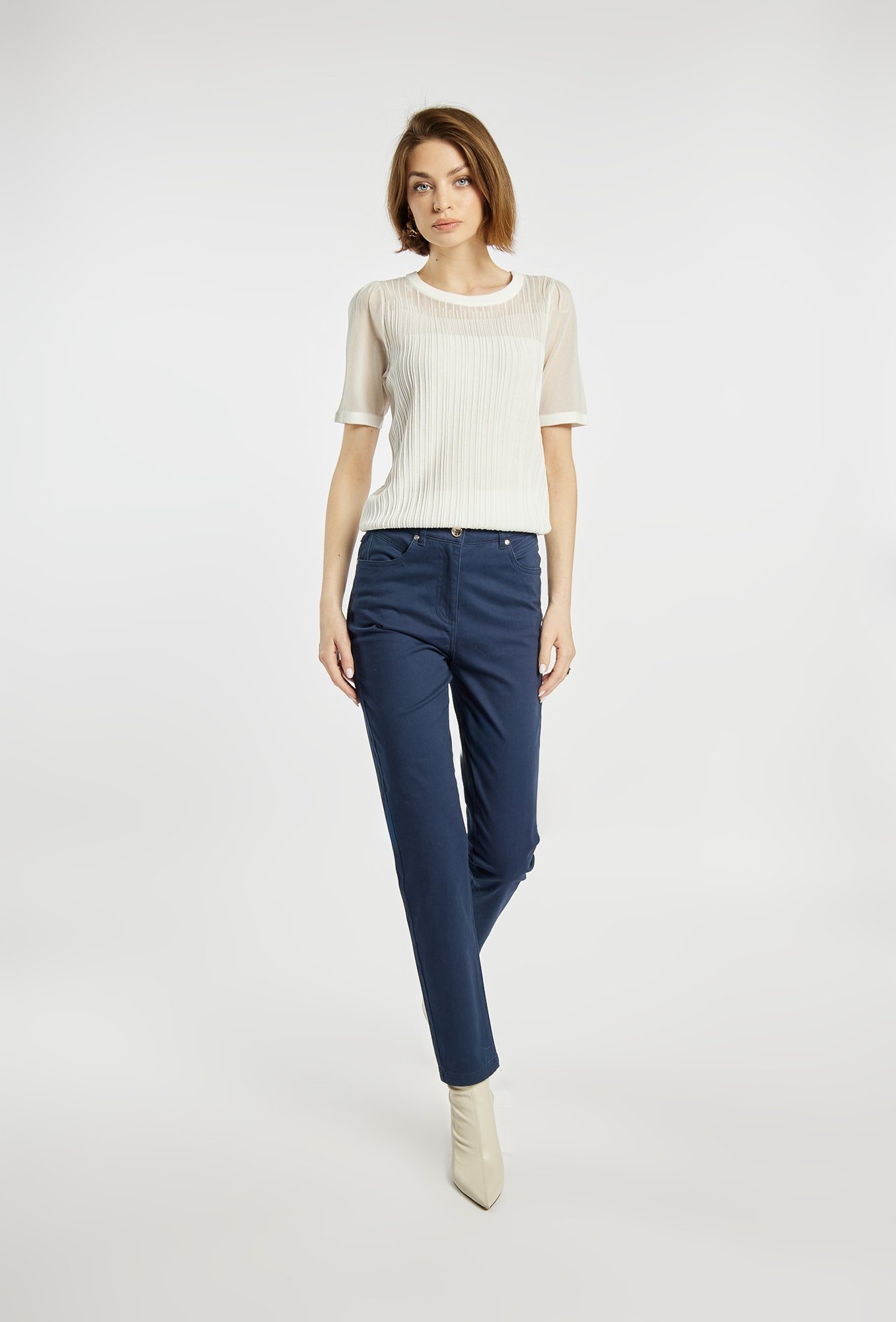 Monnari Klasyczne spodnie damskie 36