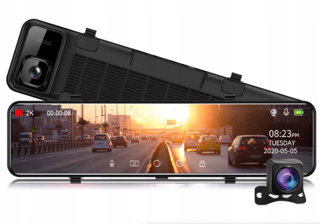 

T12CM Wideorejestrator Sony IMX307 2K FullHD 15M