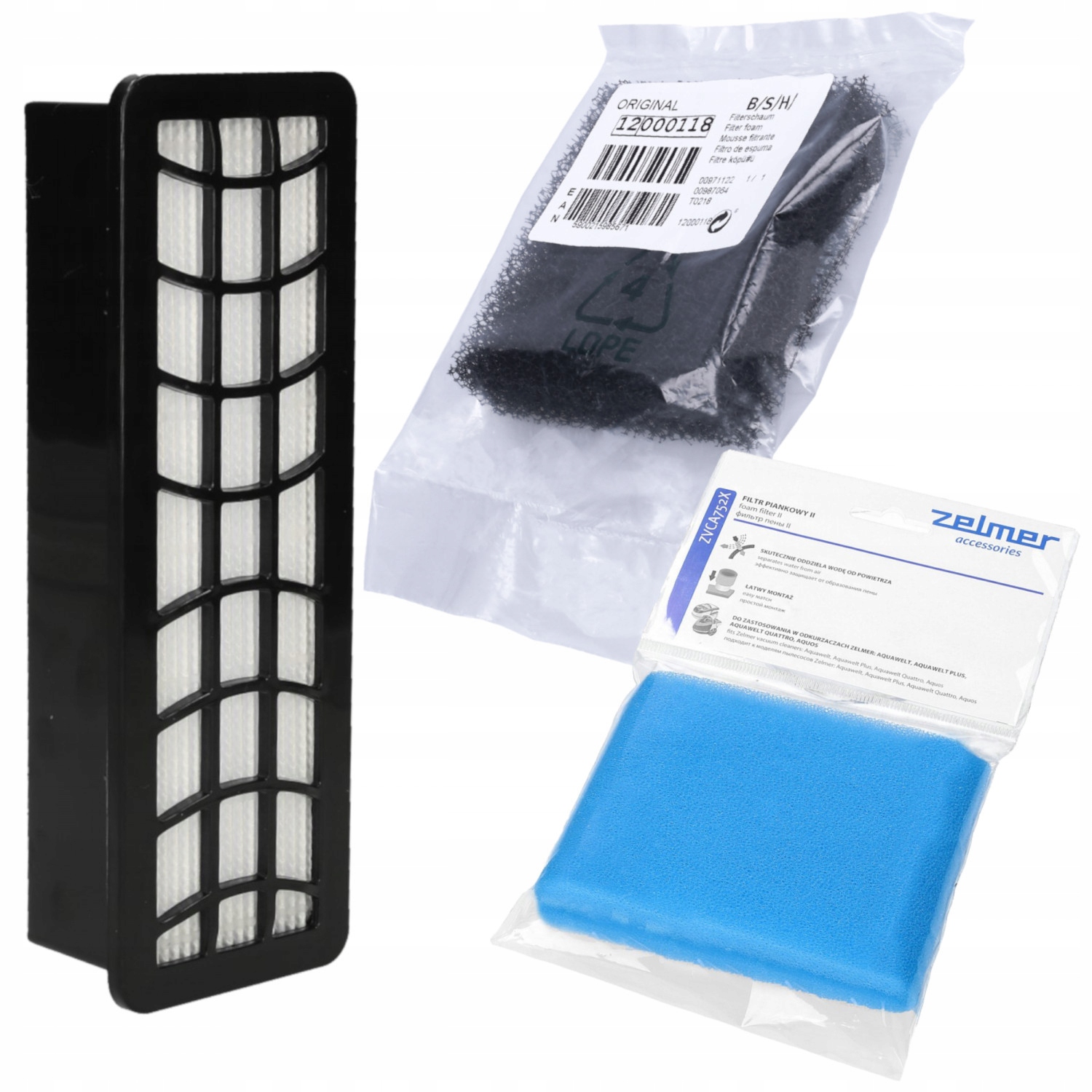 

3 X Filtr Filtry Zelmer Aquawelt 919 Oryginał