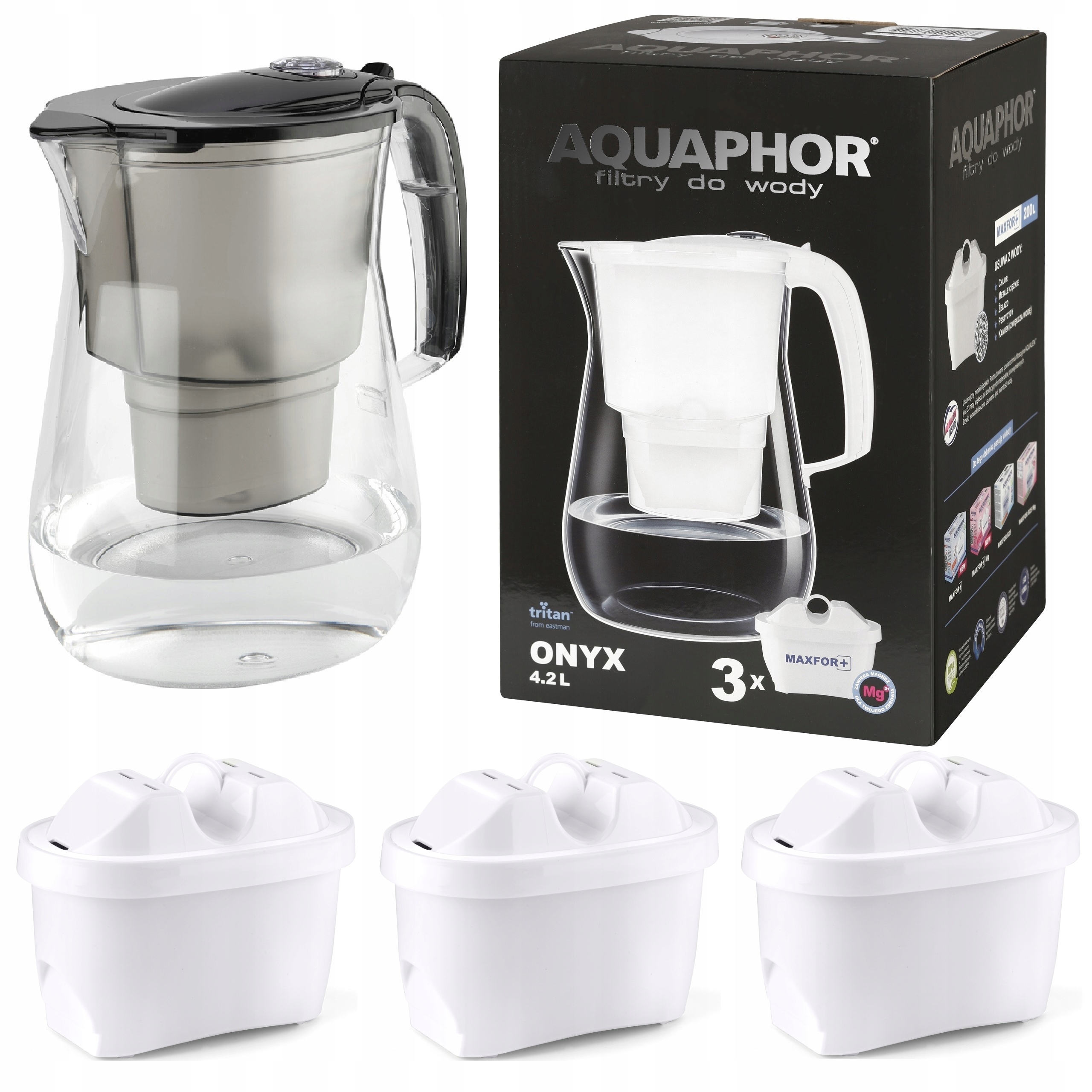 Filtrační konvice Aquaphor Onyx 4.2 3, velká