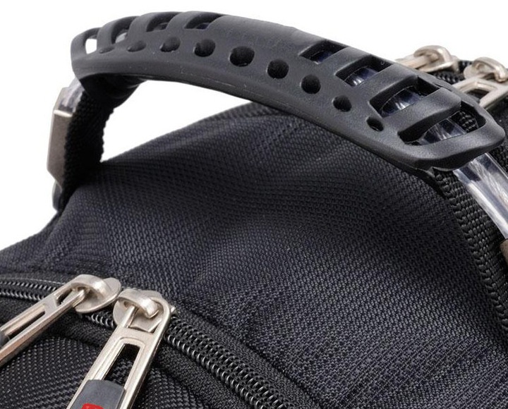 DUŻY PLECAK NA LAPTOPA SZKOLNY Z PORTEM 45L TAKTYCZNY Średnica 98 cm