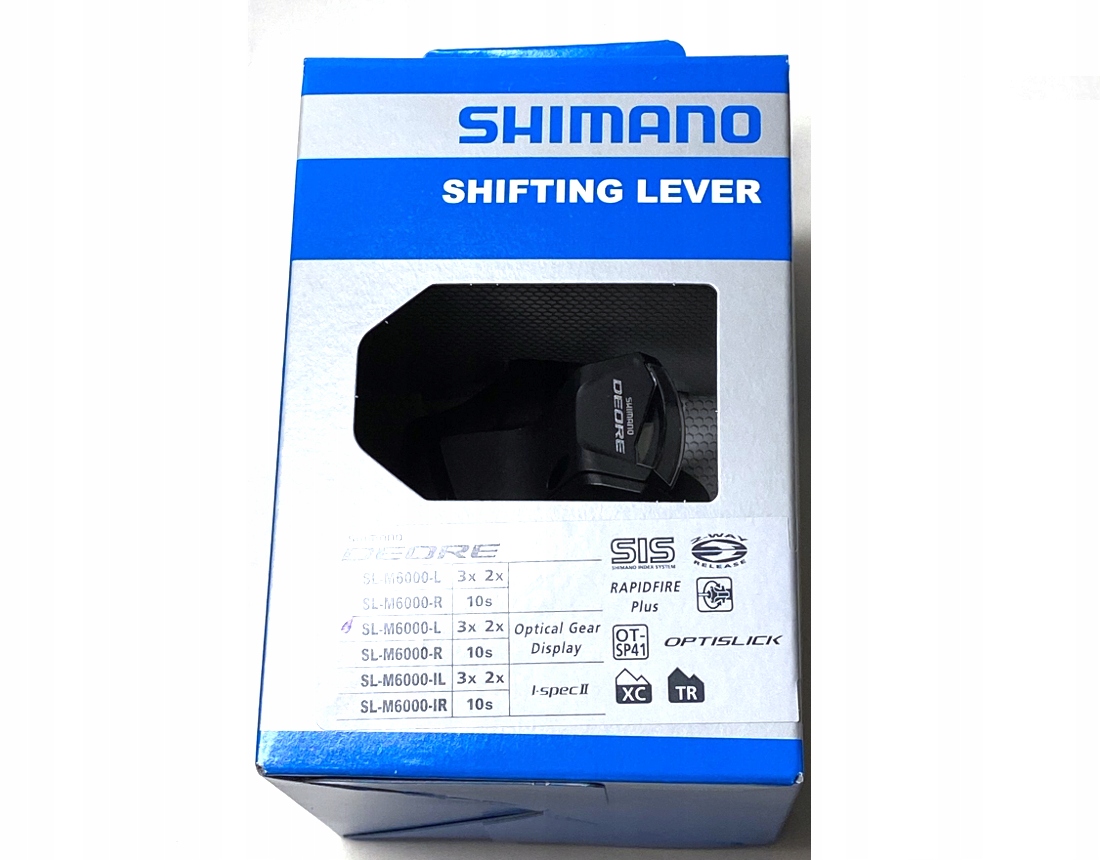 Shimano Deore SL-M6000 2/3s manetka lewa przód na obejmę linka w kpl