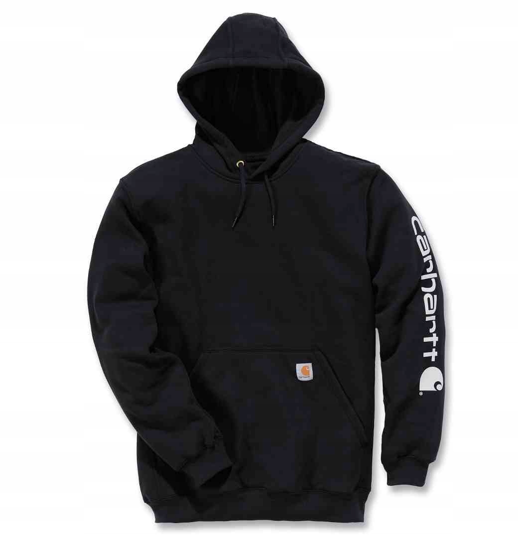 Mikina Carhartt Midweight s logem Signature, černá