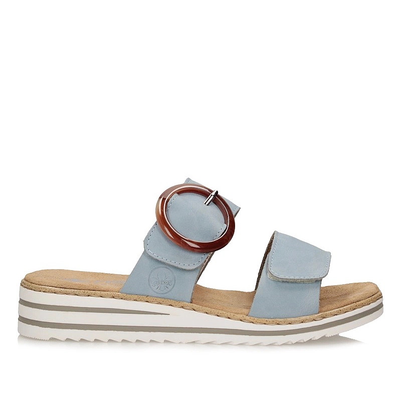 Dámské nazouváky na platformě Rieker V0692-10