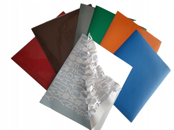 NAKLEJKA LITERY SAMOPRZYLEPNE 2 cm NAKLEJKI Z FOLII BRĄZOWY MATOWY Marka Drago