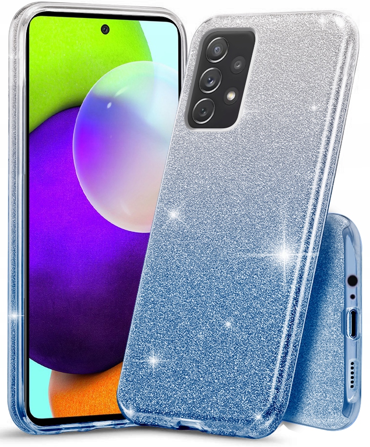 

Etui Brokat do Samsung Galaxy A52 Case Szkło 9H