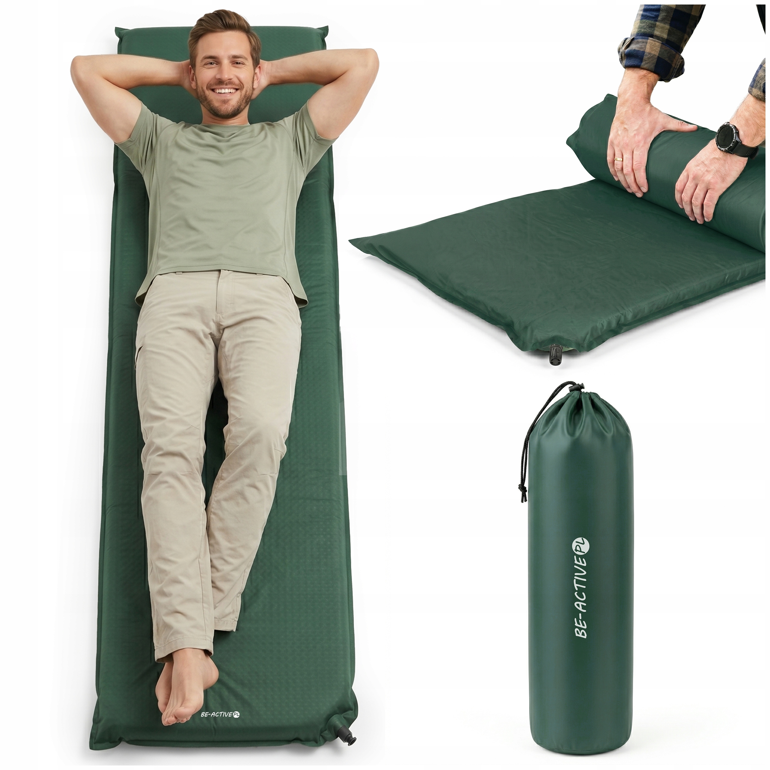 Mata Samopompująca Materac Karimata Turystyczna Gruba Kempingowa