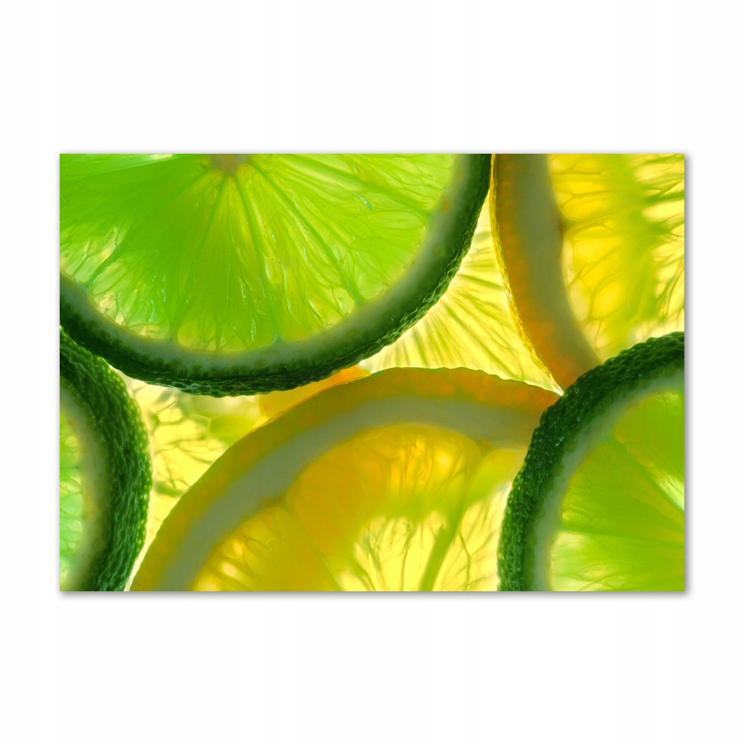 

Foto obraz szklany Limonka i cytryna 100x70