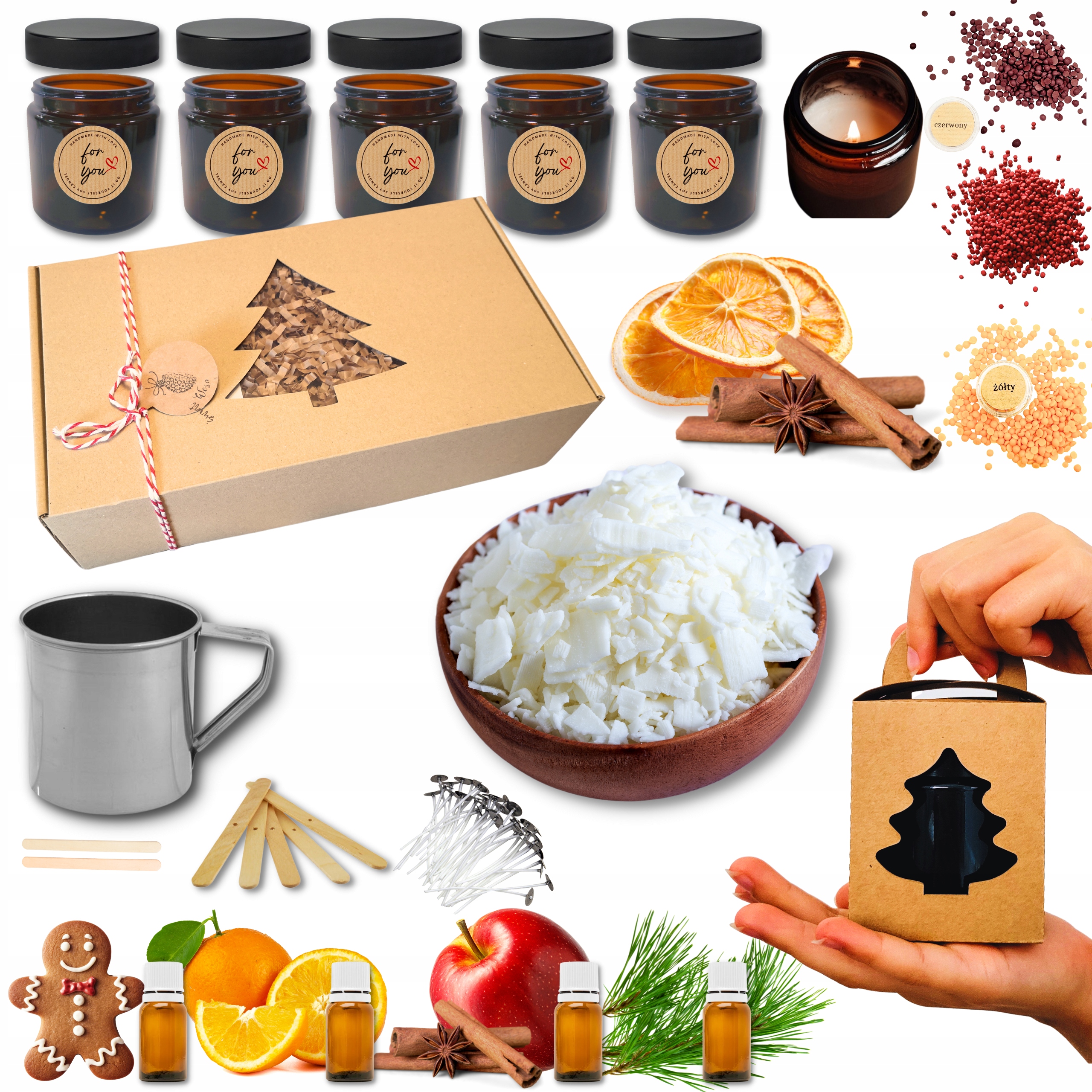 Dárek K Vánocům Sada na výrobu svíček