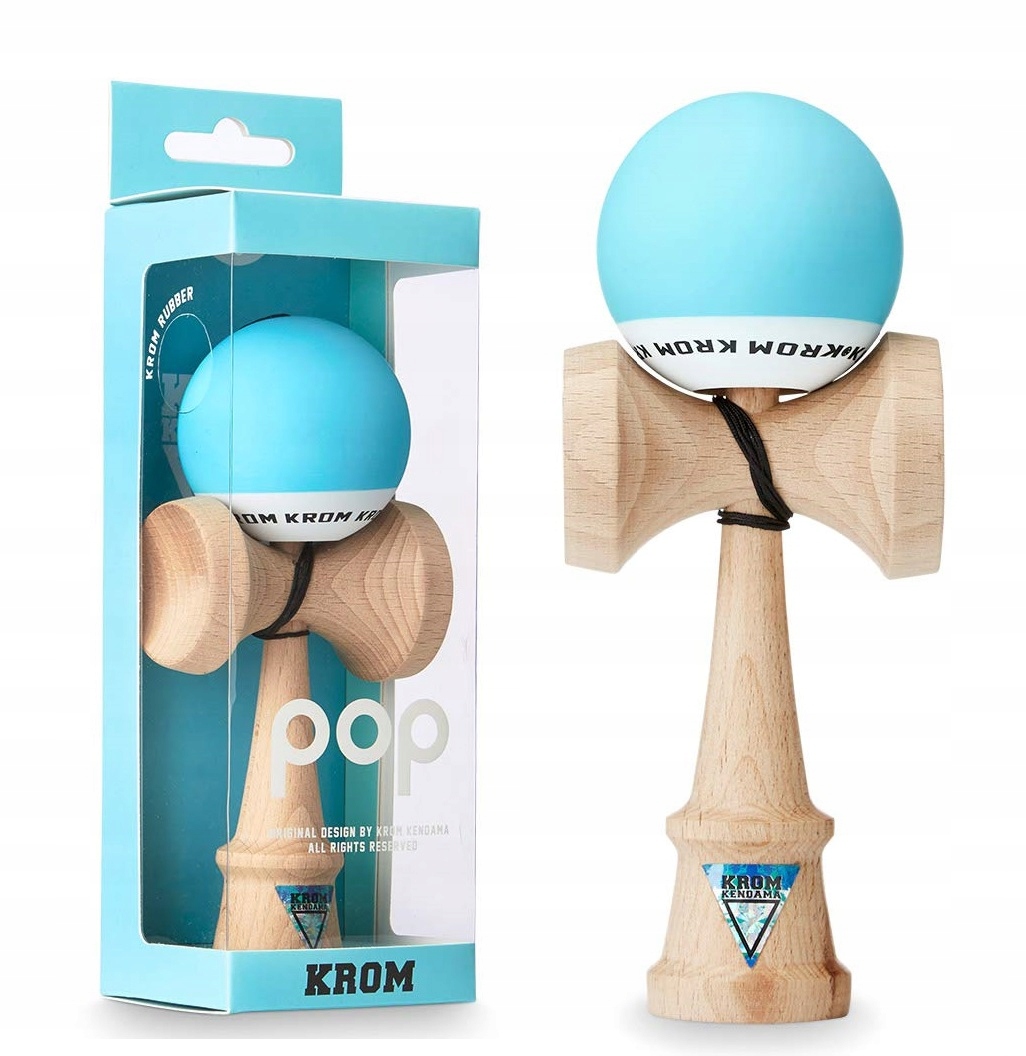 

Kendama Krom Pop Japońska Gra Drewniana Light Blue