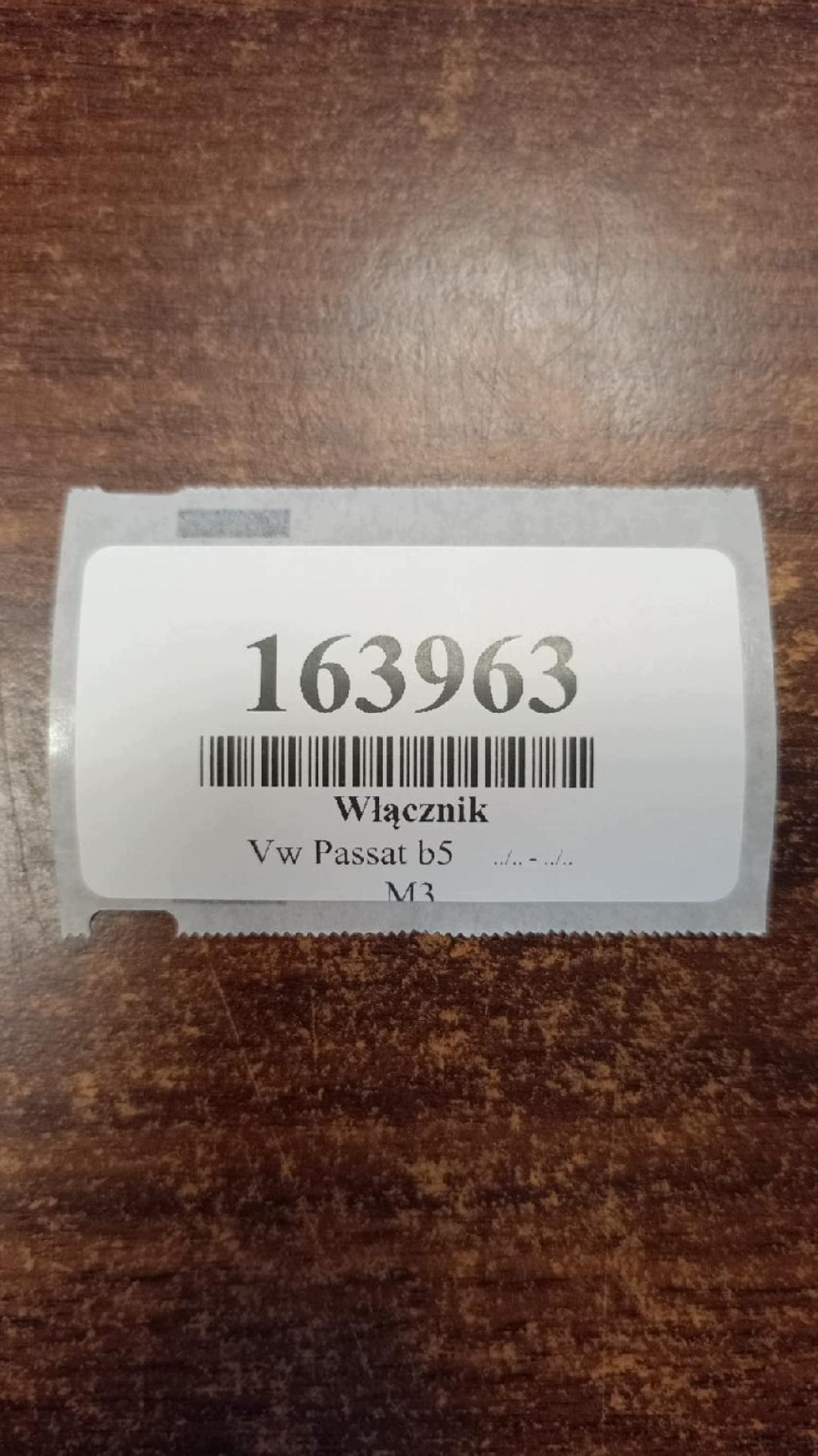 VW PASSAT B5 interruttore luci 3B0941531B