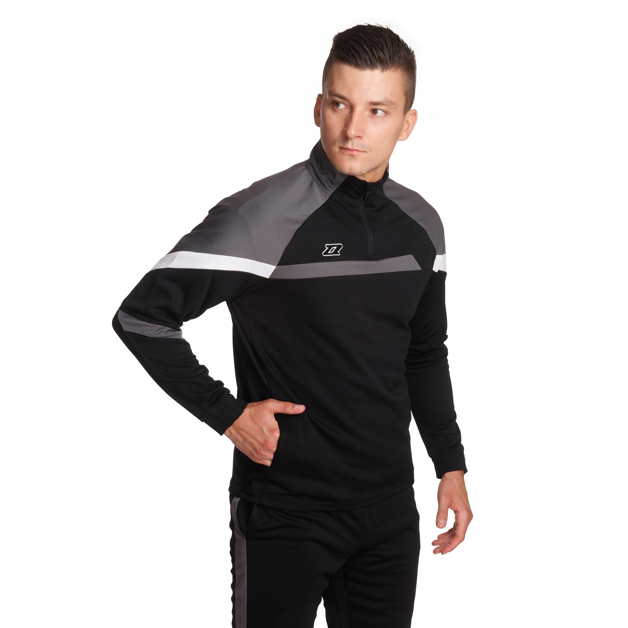 DRES MĘSKI KOMPLET ZINA GANADOR TRENINGOWY BLUZA SPODNIE r. L Model Ganador pro 2.0