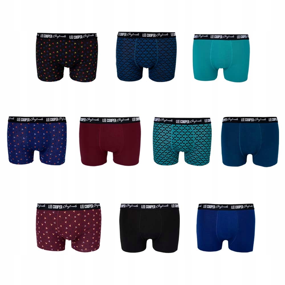 

Lee Cooper Bokserki Męskie BM799 10szt. M