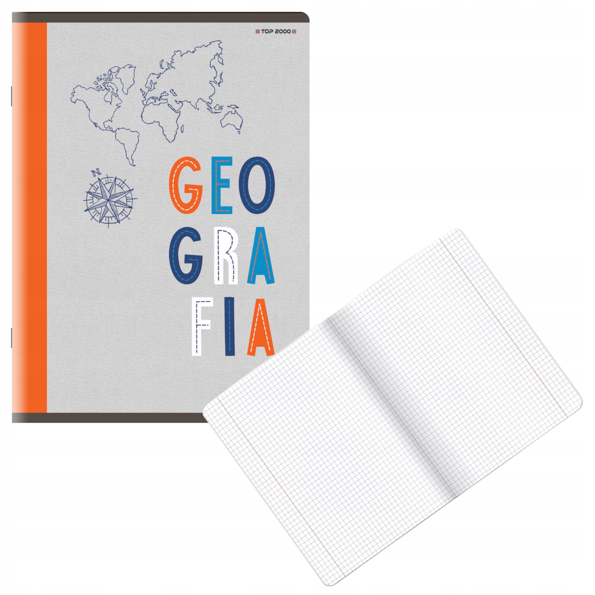 

Zeszyt przedmiotowy Geografia A5/60 kratka Top2000