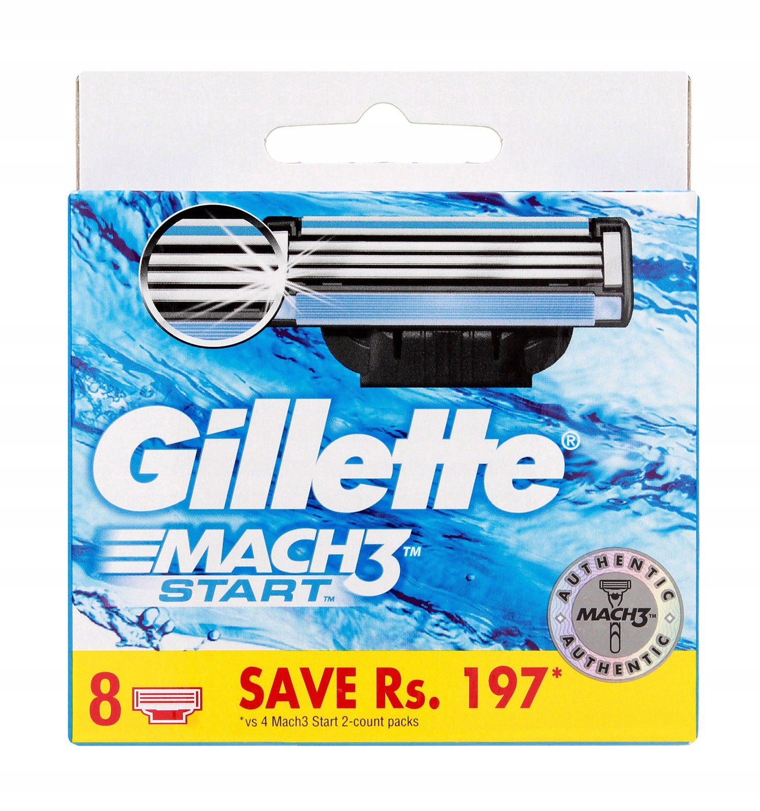 Gillette MACH3 Start Čepele Náhradní Náplně Do Holicího Strojku Pro Muže