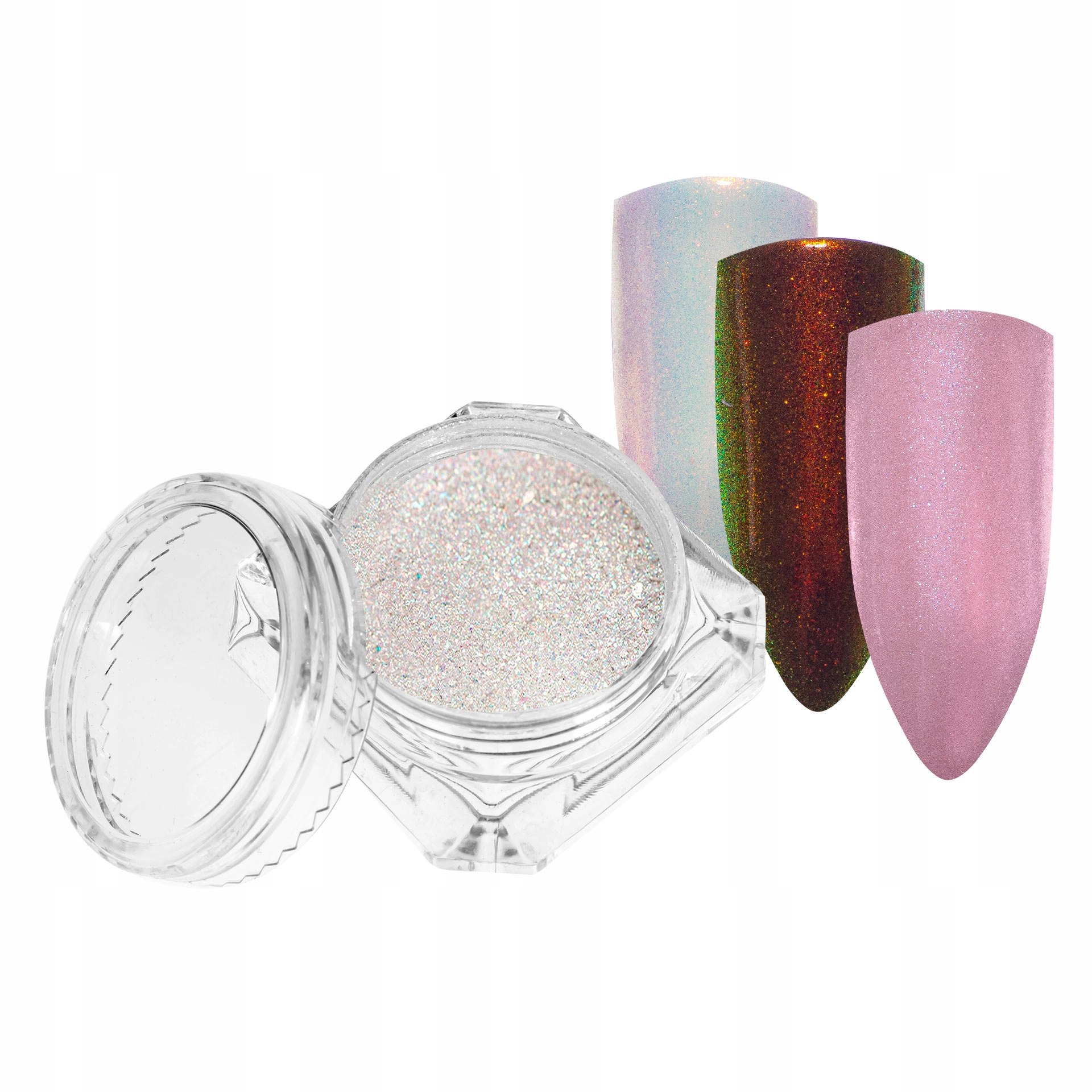 

Pyłek Efekt Lustro Kameleon Aplikator MIX