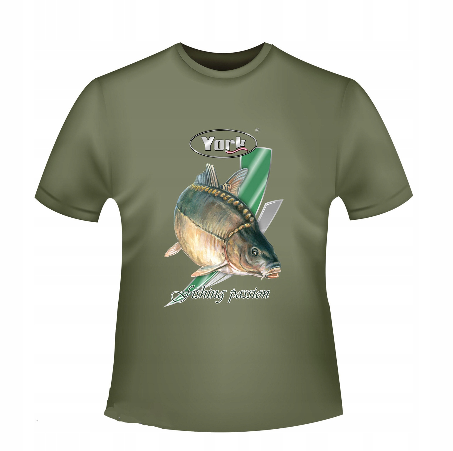 Stylowa Koszulka T-shirt Z Rybą Karp