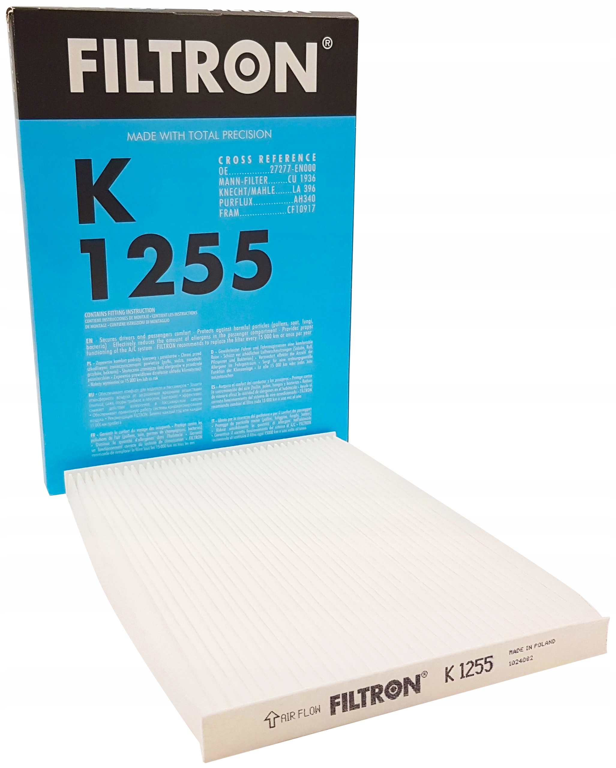 FILTRON ZESTAW FILTRÓW do NISSAN QASHQAI 1.6 2.0 Typ samochodu Samochody osobowe