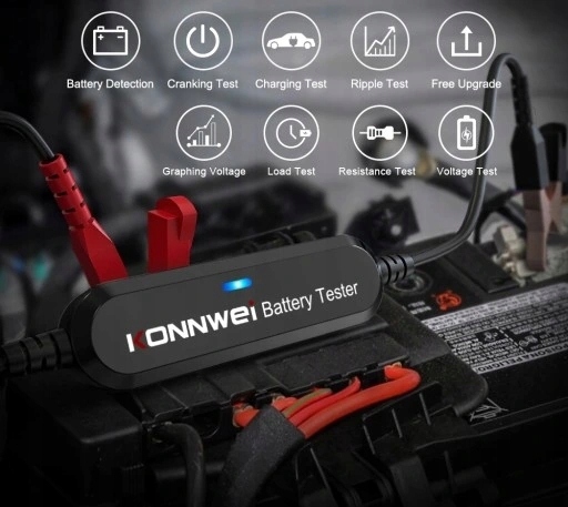 TESTER DO AKUMULATORÓW 6V 12V Bluetooth 5.0 Polski Kod producenta 455457563414151