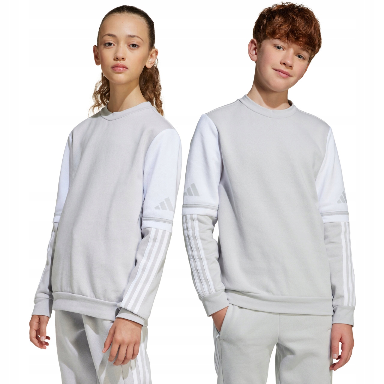 Dětská mikina adidas Squadra 25 Sweat Crew šedá Vel. 116