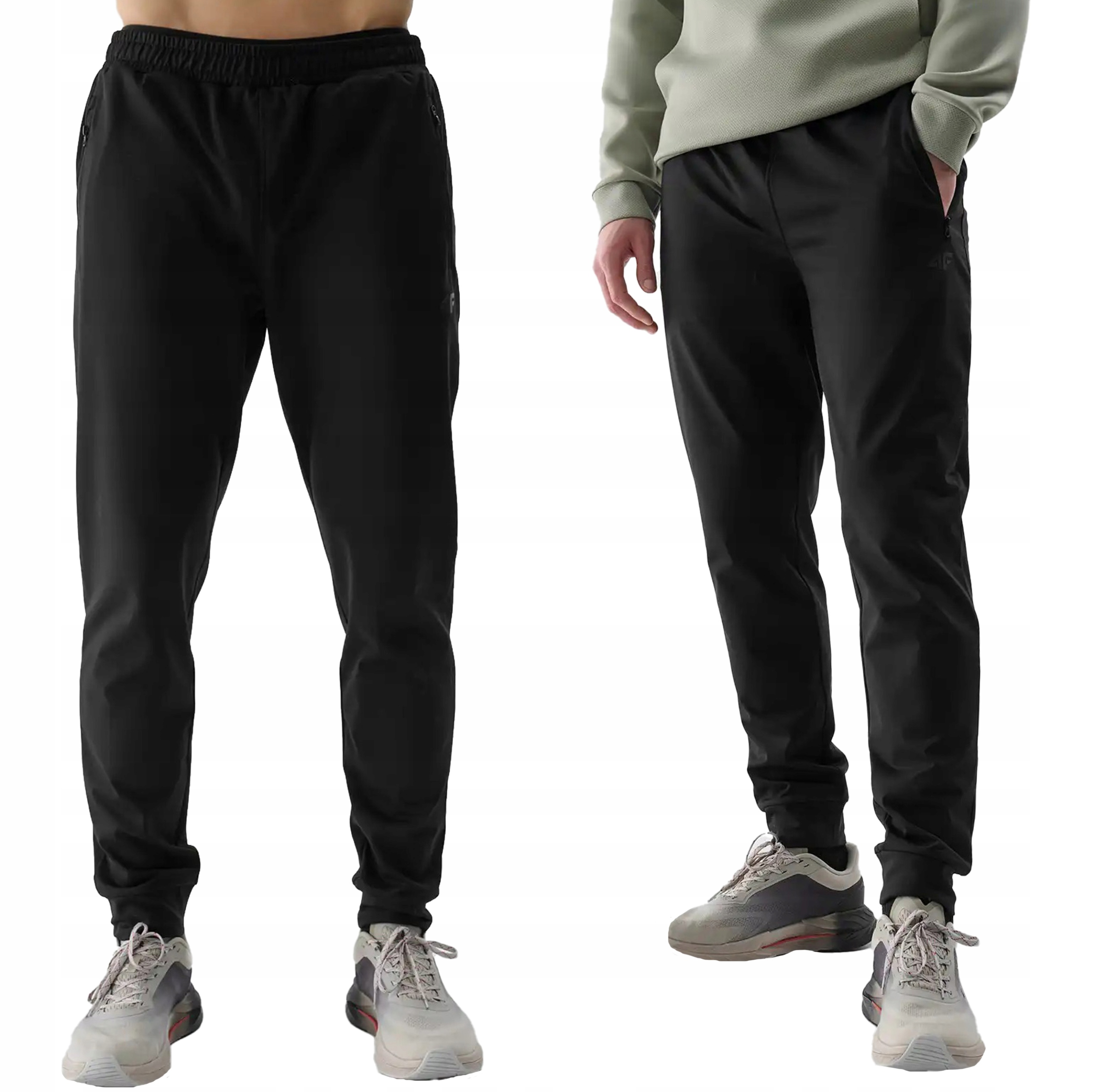 Spodnie Męskie Dresowe 4F Treningowe Szybkoschnące TFTRM0835 SS25 S