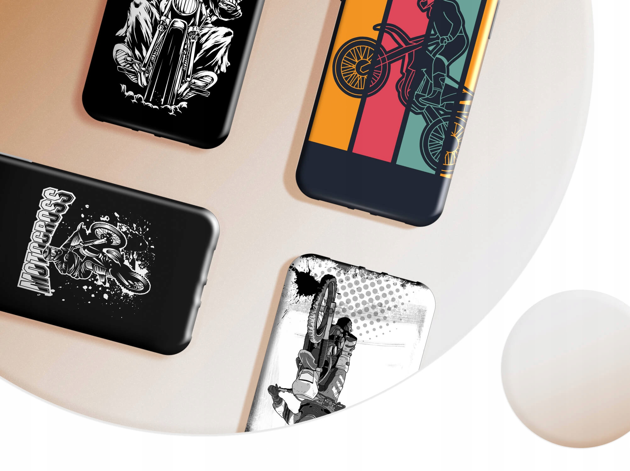 ETUI DO XIAOMI REDMI 9 WZORY MOTOCYKLE MOTOR MOTOROWER OBUDOWA POKROWIEC Typ plecki