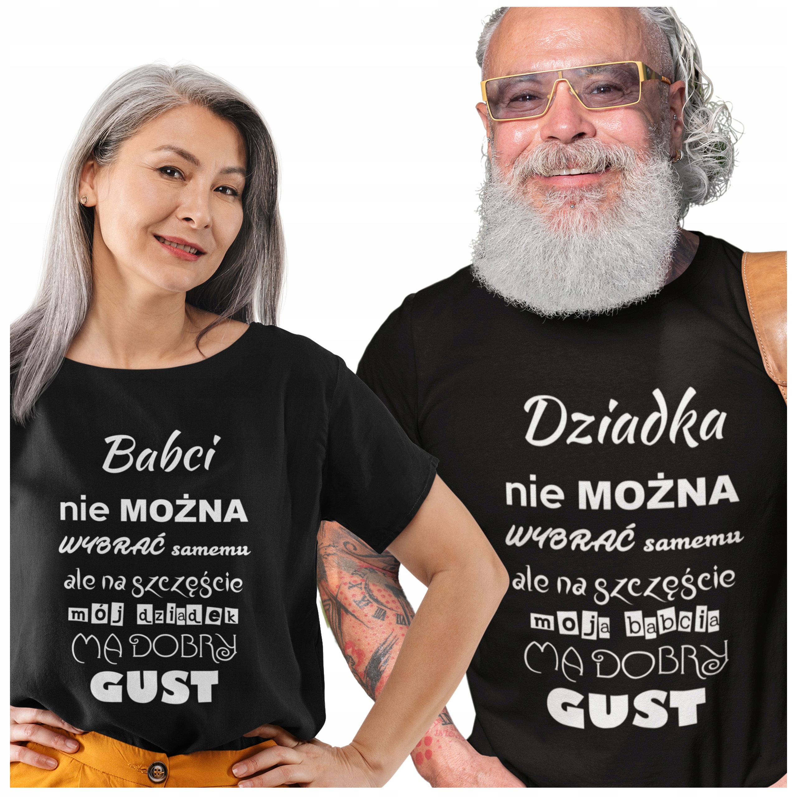 

Dla Babci I Dziadka Zestaw Koszulek Święta