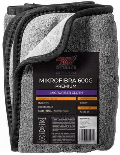 

Moje Auto Detailer Mikrofibra Premium 600G 60X40CM