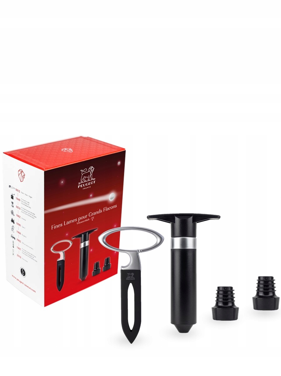 

Peugeot Vinoessentials Zestaw Mathus Epivac Pompka