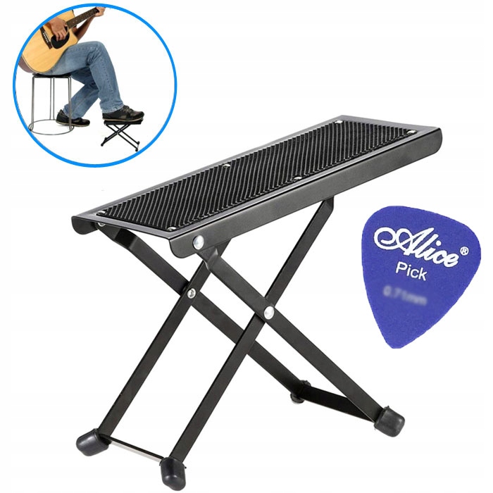 

Metalowy Podnóżek Gitarowy Do Gitary Podstawka