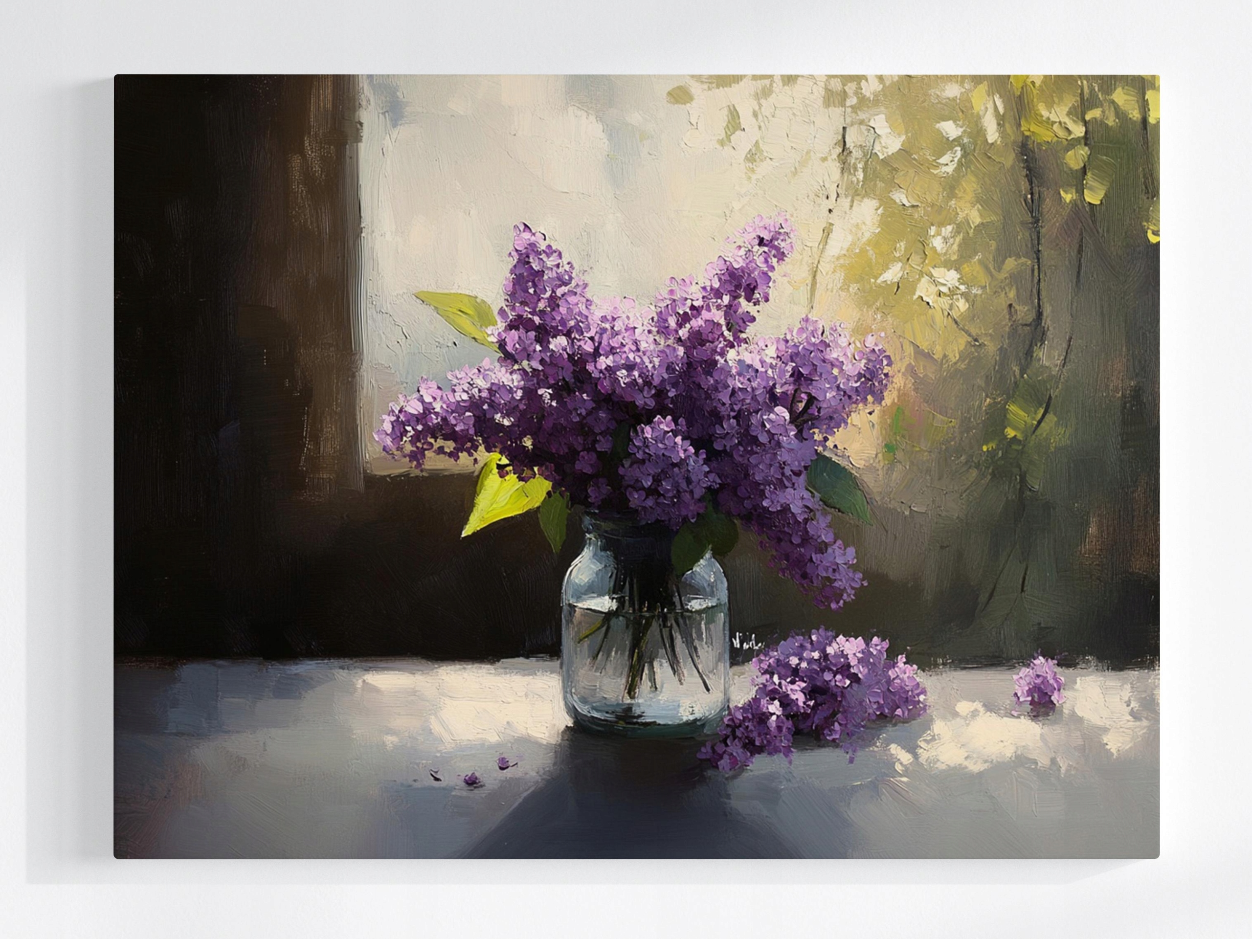 Obraz Na Plátně Canvas Květiny Fialová Bez Lilak Kytice Dekorace 100x75