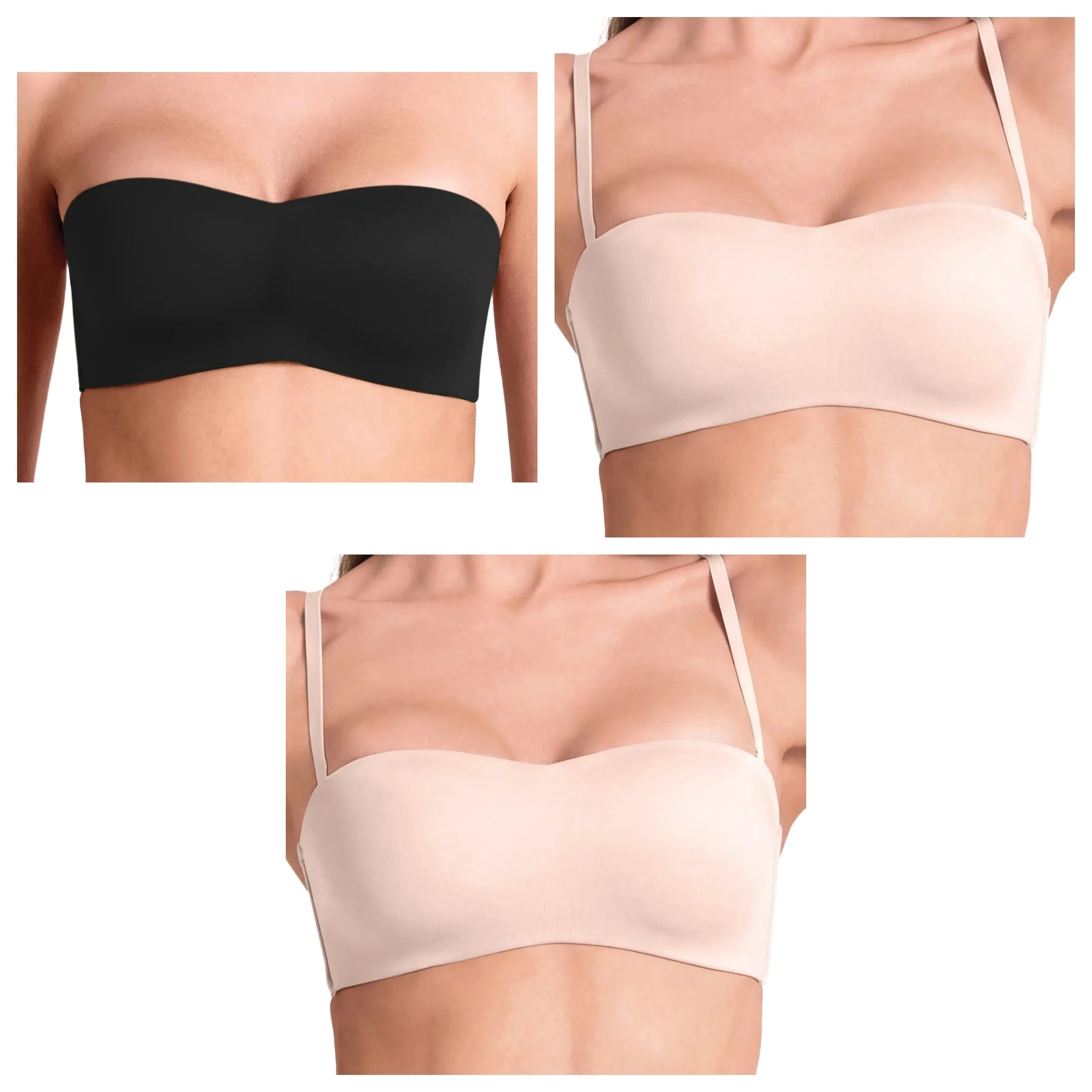 3x Podprsenka Lormar Feel Ultrashine 2x talco černá S