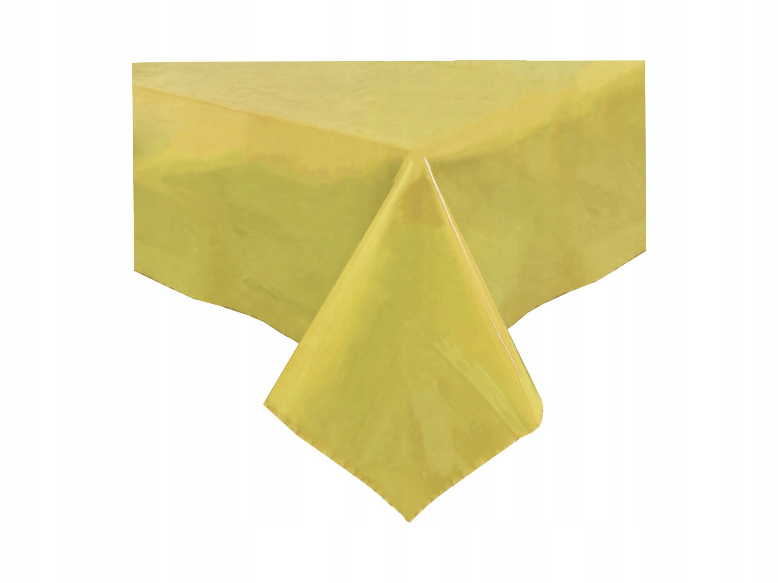 Obrus foliowy żółty EKO 120x140cm Urodziny Party Motyw gładki